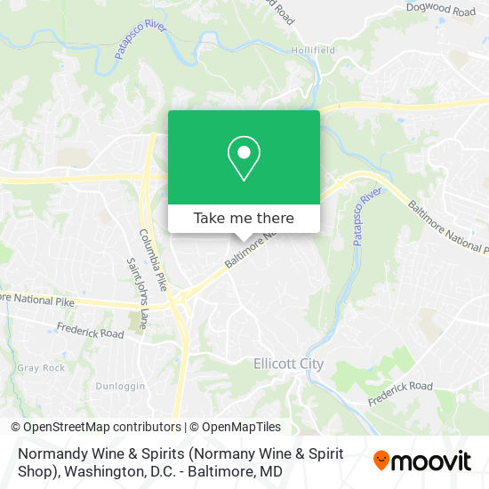 Normandy Wine & Spirits (Normany Wine & Spirit Shop) map