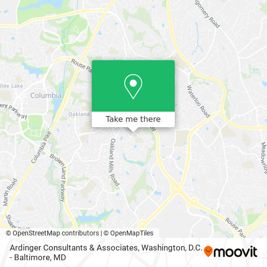 Ardinger Consultants & Associates map