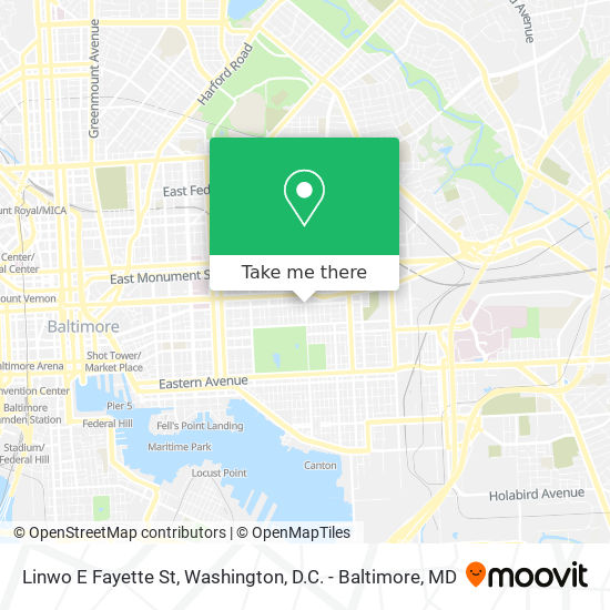 Linwo E Fayette St map