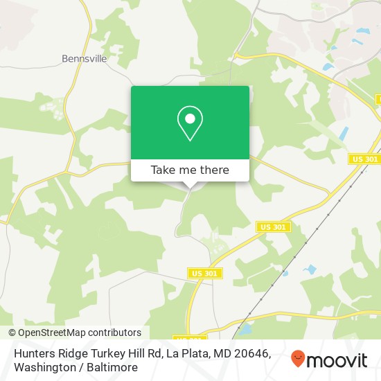 Hunters Ridge Turkey Hill Rd, La Plata, MD 20646 map