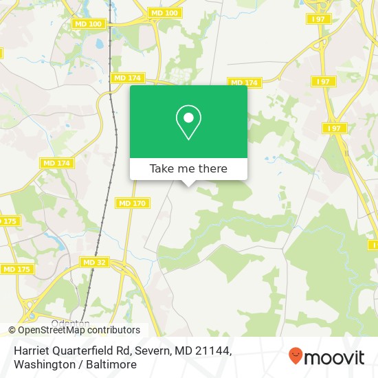 Harriet Quarterfield Rd, Severn, MD 21144 map