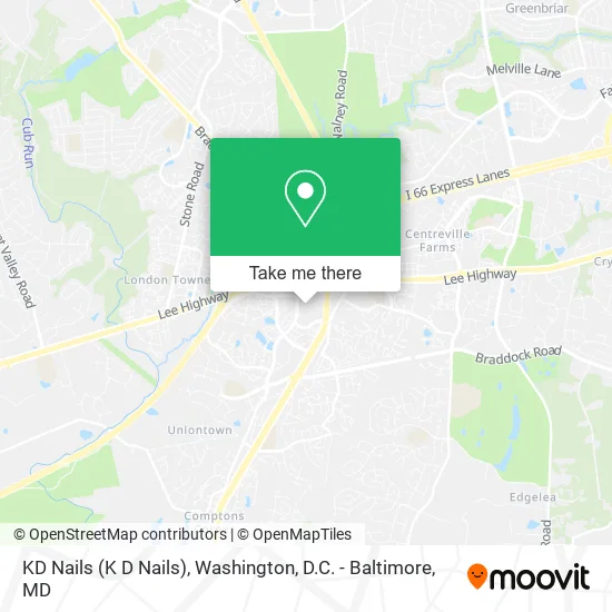 KD Nails (K D Nails) map