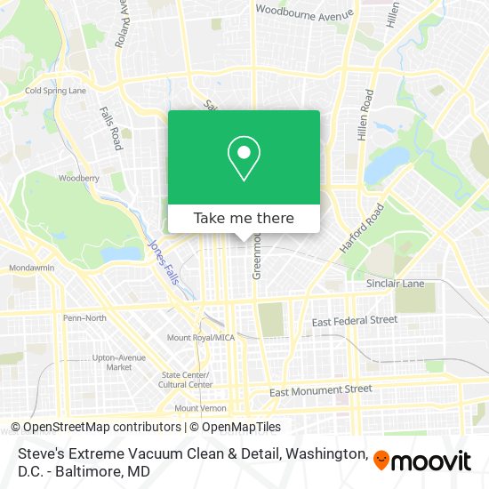 Steve's Extreme Vacuum Clean & Detail map