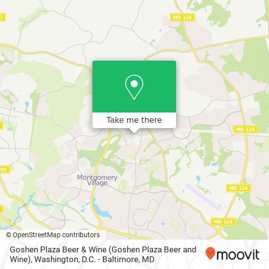 Goshen Plaza Beer & Wine map