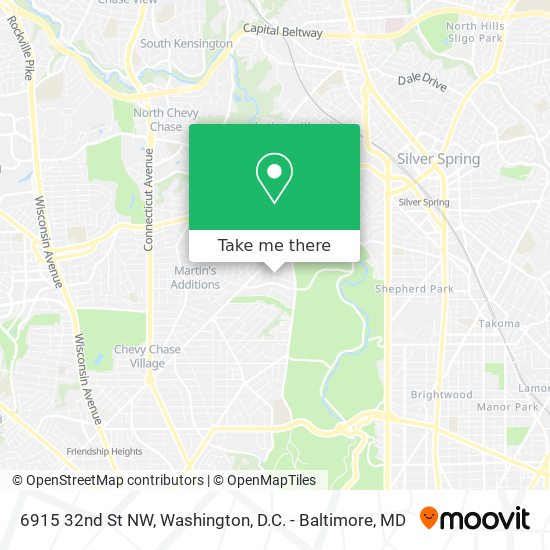 Mapa de 6915 32nd St NW