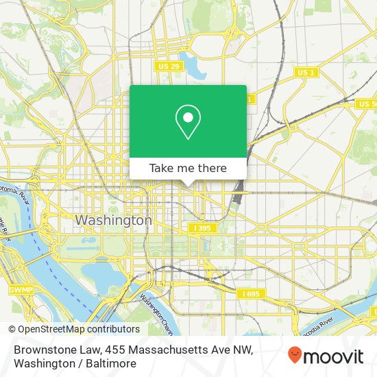 Brownstone Law, 455 Massachusetts Ave NW map