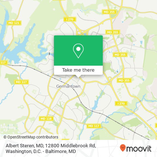 Albert Steren, MD, 12800 Middlebrook Rd map