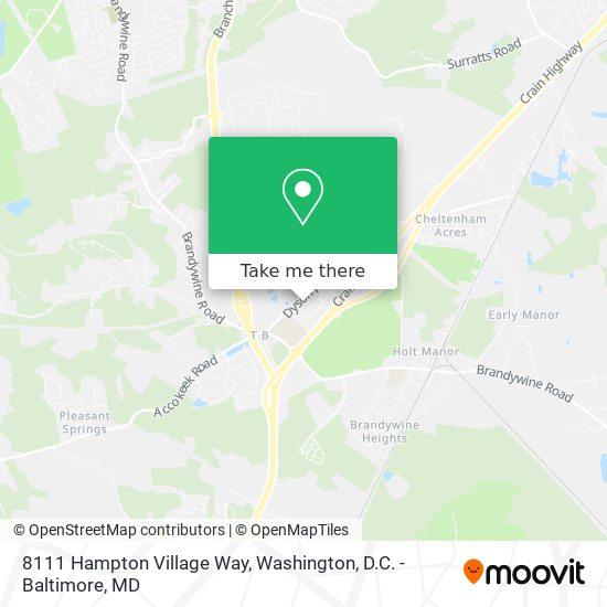 8111 Hampton Village Way map
