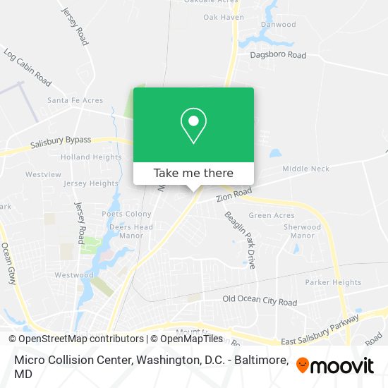 Micro Collision Center map