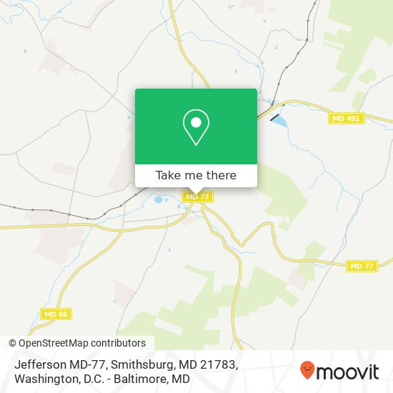 Jefferson MD-77, Smithsburg, MD 21783 map