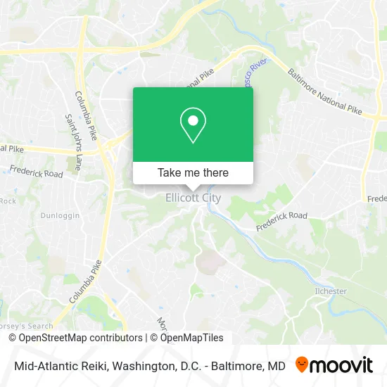 Mid-Atlantic Reiki map