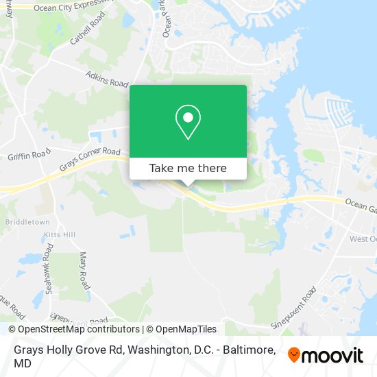 Mapa de Grays Holly Grove Rd