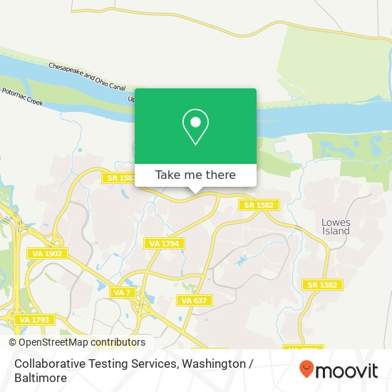 Collaborative Testing Services map