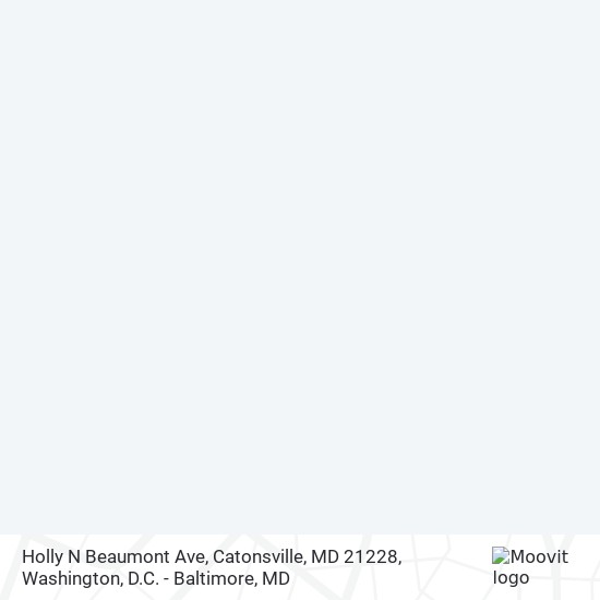 Holly N Beaumont Ave, Catonsville, MD 21228 map