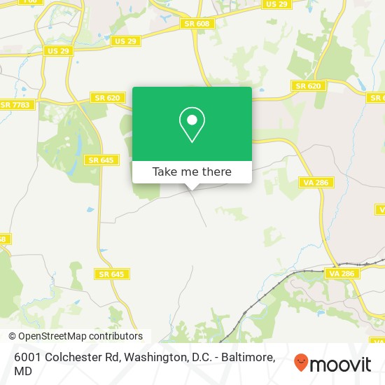 6001 Colchester Rd, Fairfax, VA 22030 map