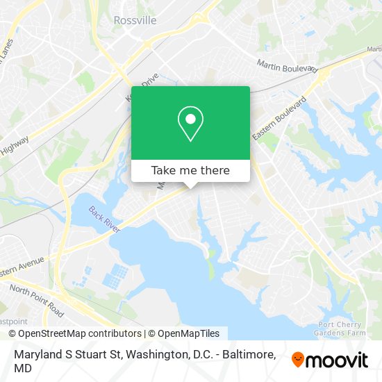 Maryland S Stuart St map