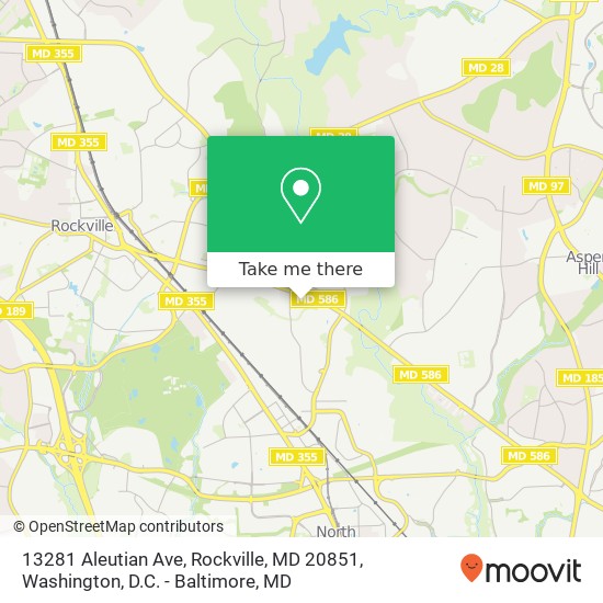 13281 Aleutian Ave, Rockville, MD 20851 map