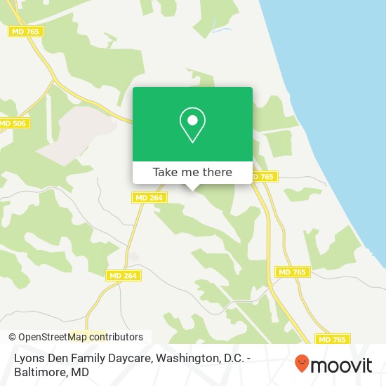 Mapa de Lyons Den Family Daycare, Winding Oak Way