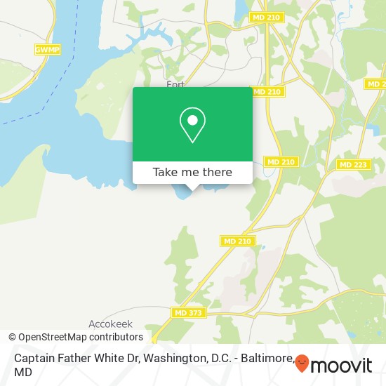 Captain Father White Dr, Accokeek, MD 20607 map