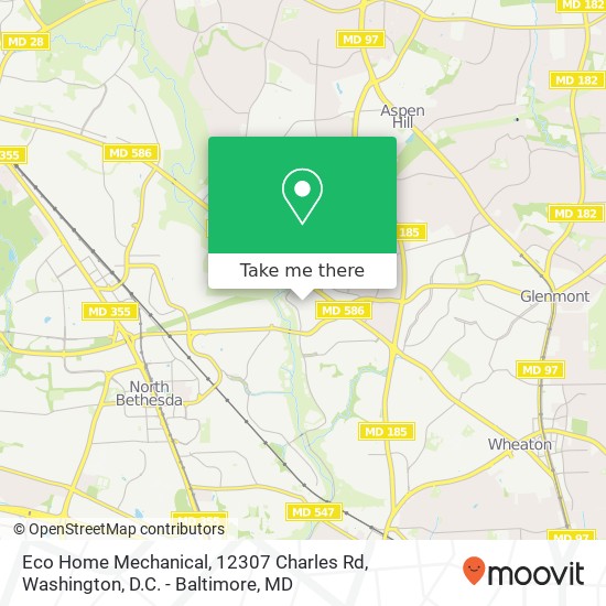 Mapa de Eco Home Mechanical, 12307 Charles Rd