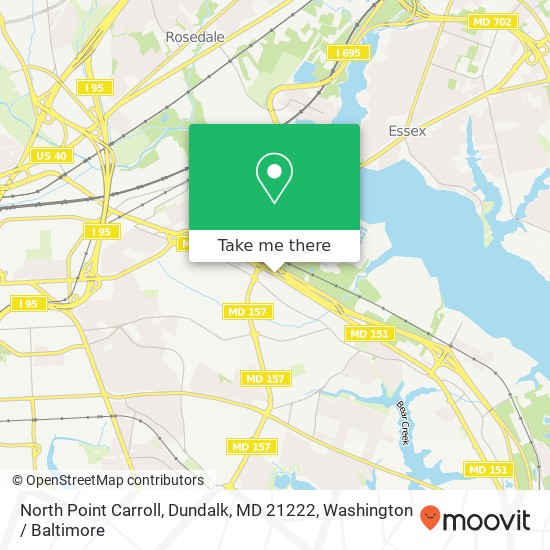 North Point Carroll, Dundalk, MD 21222 map