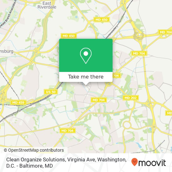 Clean Organize Solutions, Virginia Ave map