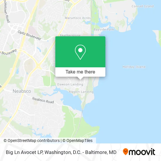 Big Ln Avocet LP map