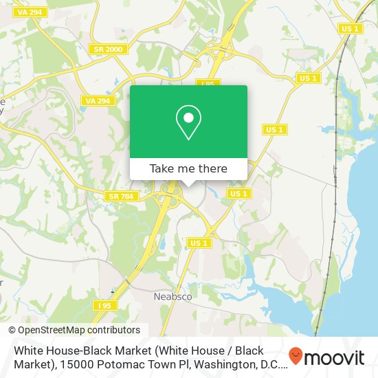 White House-Black Market (White House / Black Market), 15000 Potomac Town Pl map