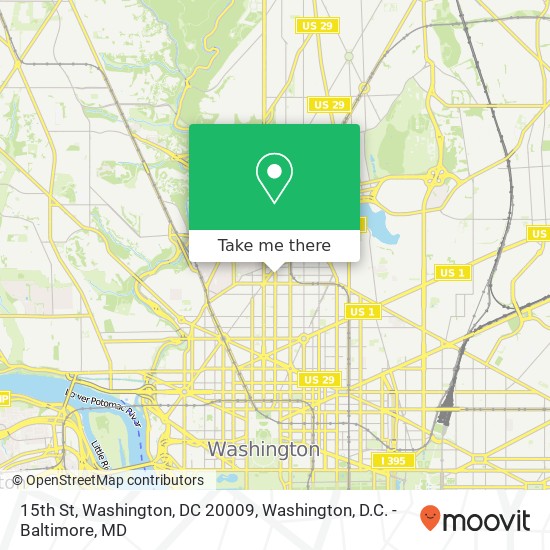 15th St, Washington, DC 20009 map