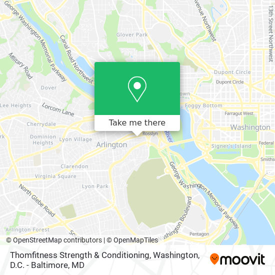 Thomfitness Strength & Conditioning map