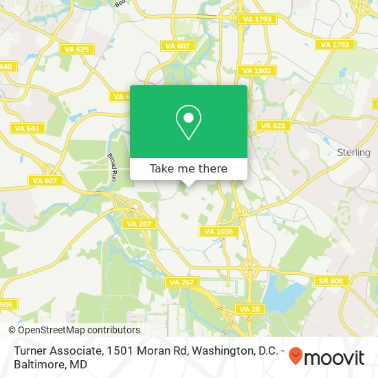 Turner Associate, 1501 Moran Rd map