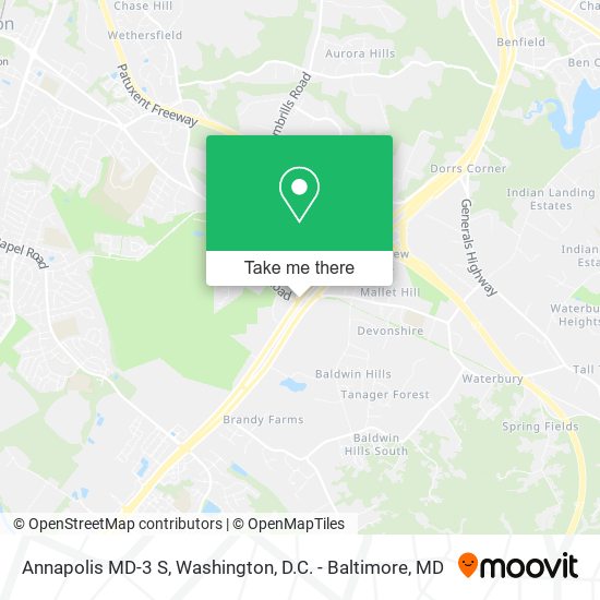 Annapolis MD-3 S, Gambrills, MD 21054 map