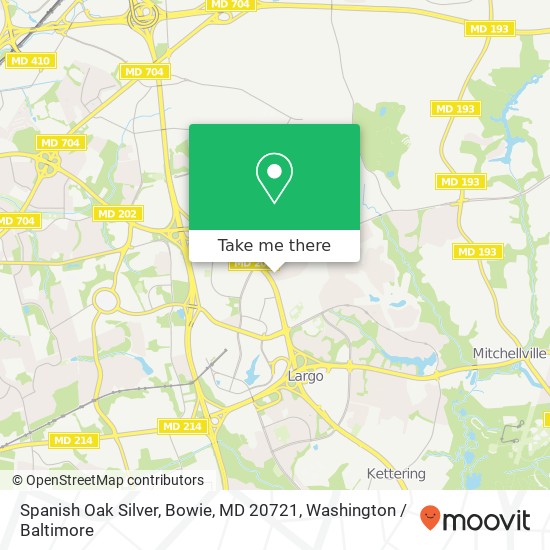 Spanish Oak Silver, Bowie, MD 20721 map