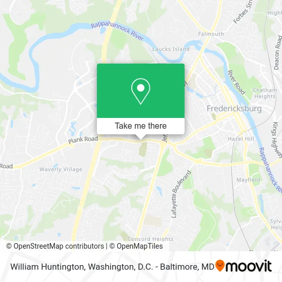 William Huntington map