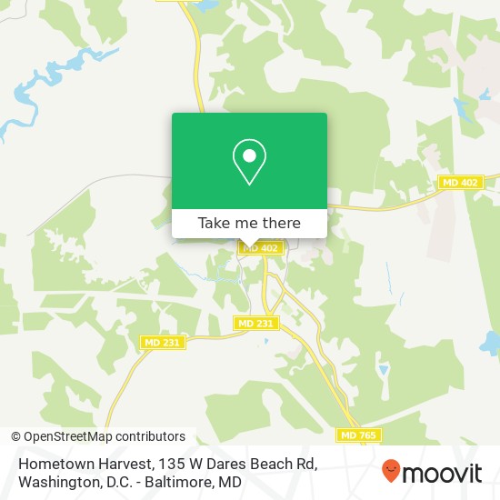 Hometown Harvest, 135 W Dares Beach Rd map