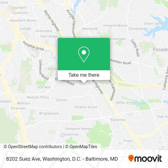 8202 Suez Ave map