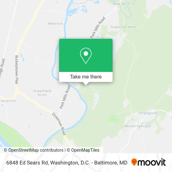 6848 Ed Sears Rd map