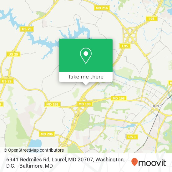 6941 Redmiles Rd, Laurel, MD 20707 map