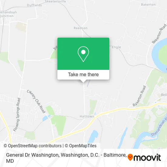 General Dr Washington map