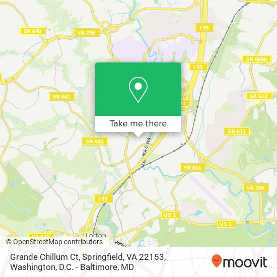 Grande Chillum Ct, Springfield, VA 22153 map
