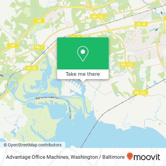 Advantage Office Machines map