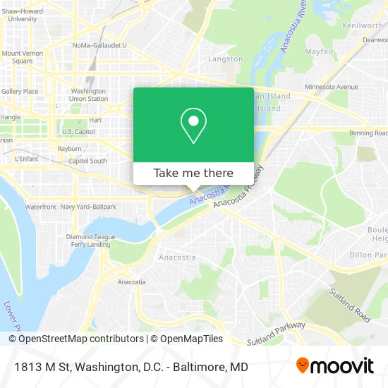 1813 M St map