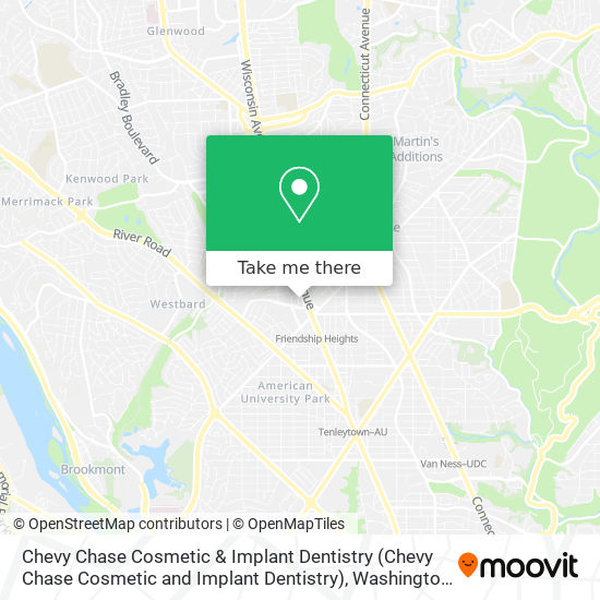 Mapa de Chevy Chase Cosmetic & Implant Dentistry