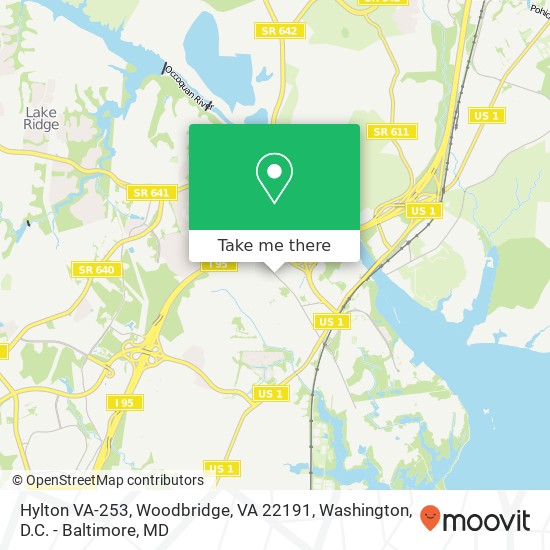 Hylton VA-253, Woodbridge, VA 22191 map