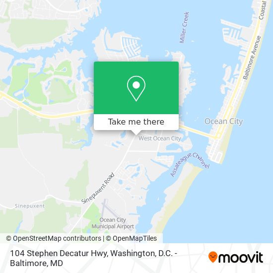 104 Stephen Decatur Hwy map