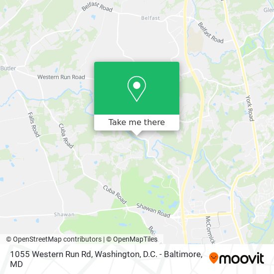 1055 Western Run Rd map