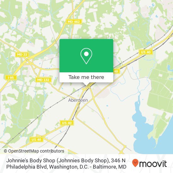 Johnnie's Body Shop (Johnnies Body Shop), 346 N Philadelphia Blvd map