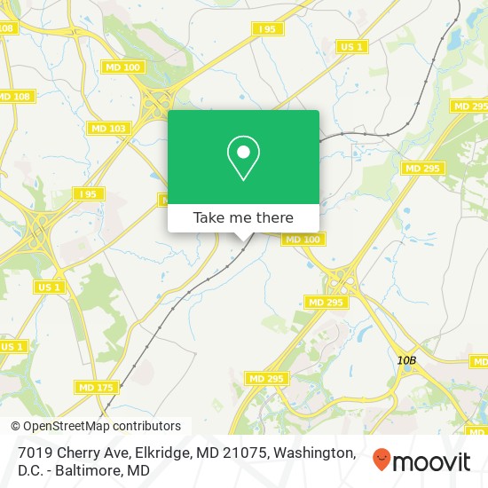 7019 Cherry Ave, Elkridge, MD 21075 map
