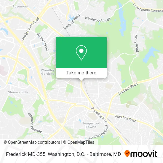 Frederick MD-355 map