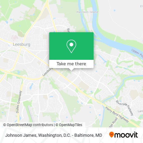 Mapa de Johnson James